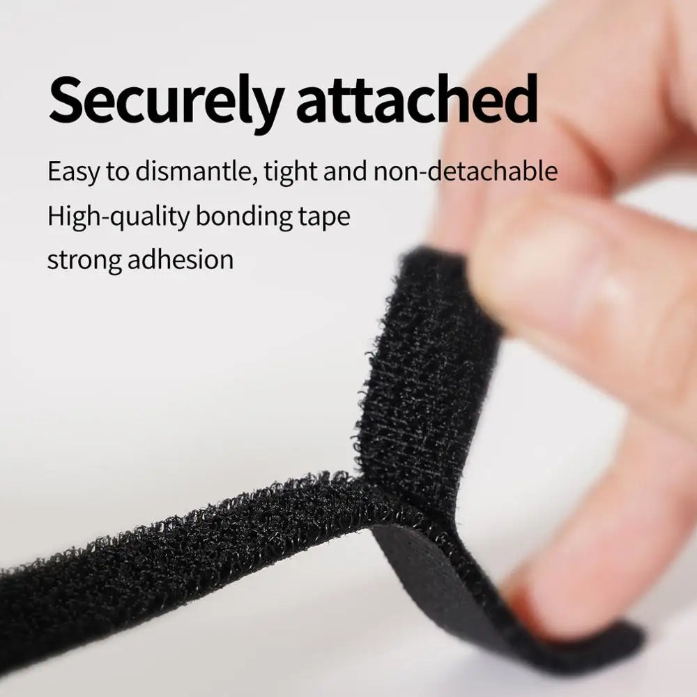 TELESIN Foldable Motorcycle Helmet Mount Strap - Compact & Reliable