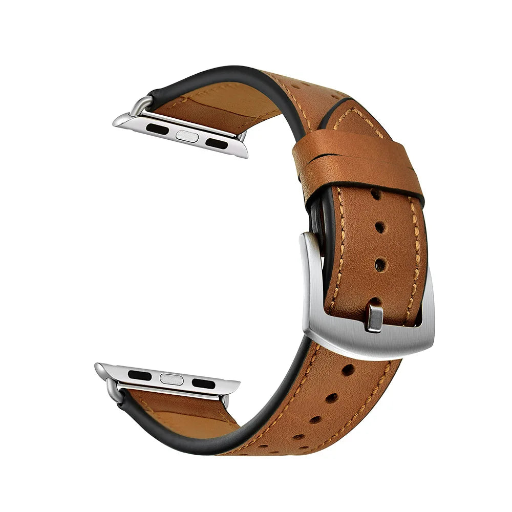 Genuine Leather Watchband for Apple Watch
