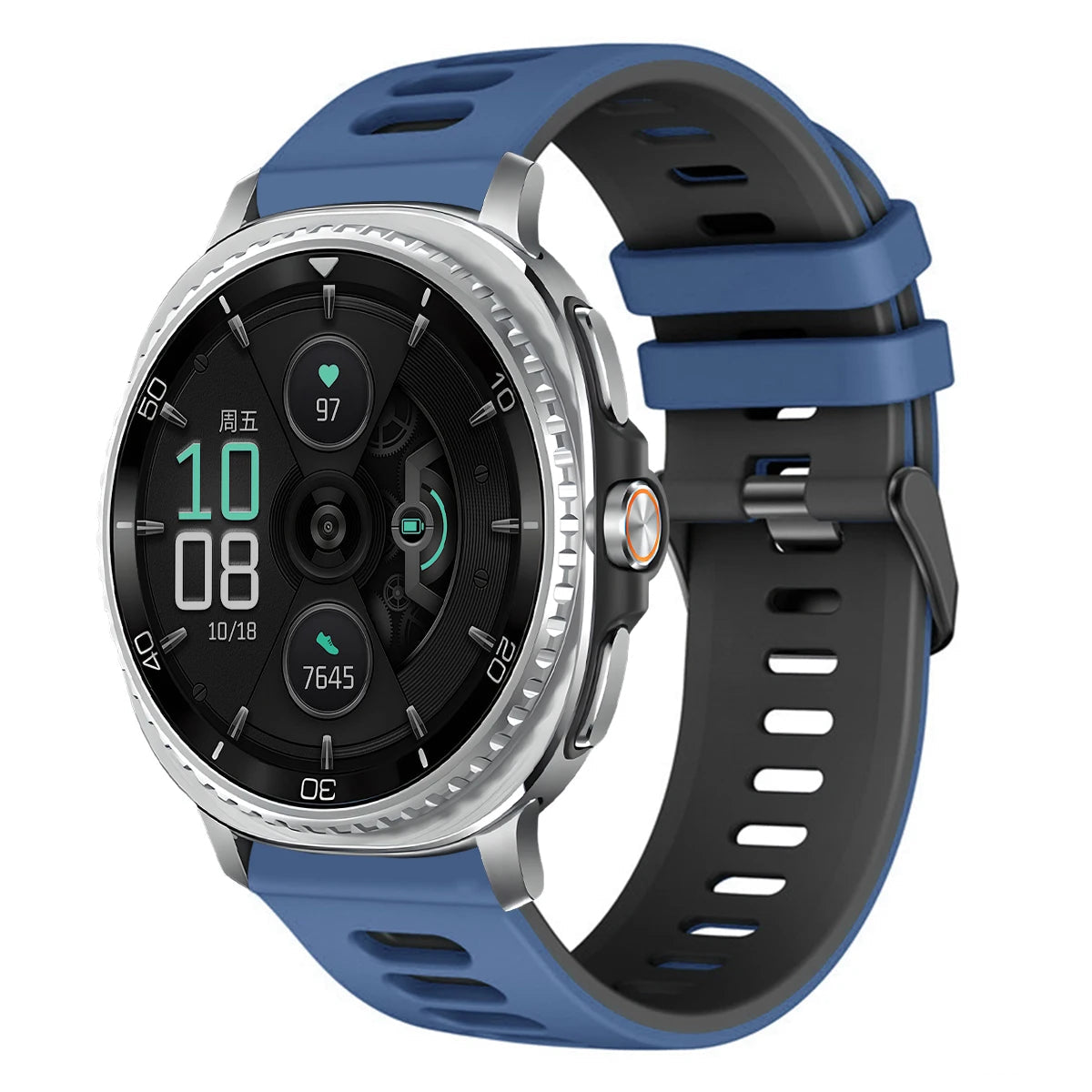 Durable No-Gap Sport Silicone Wristband for Samsung Galaxy Watch 8 & Galaxy Watch 8 Classic