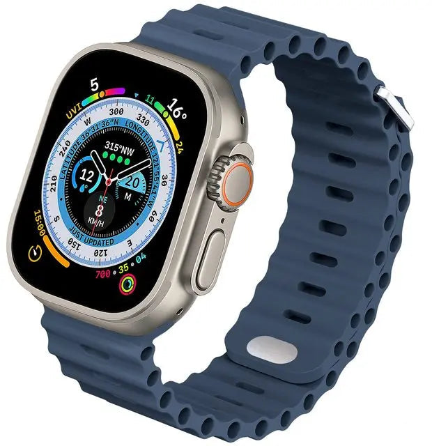 Premium Silicone Ocean Band for Apple Watch
