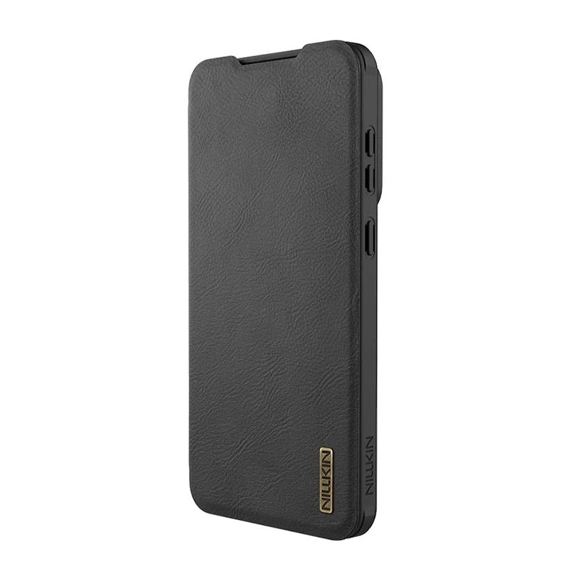 Premium Leather Flip Cover with Sliding Camera Protection for Samsung Galaxy S25 Edge