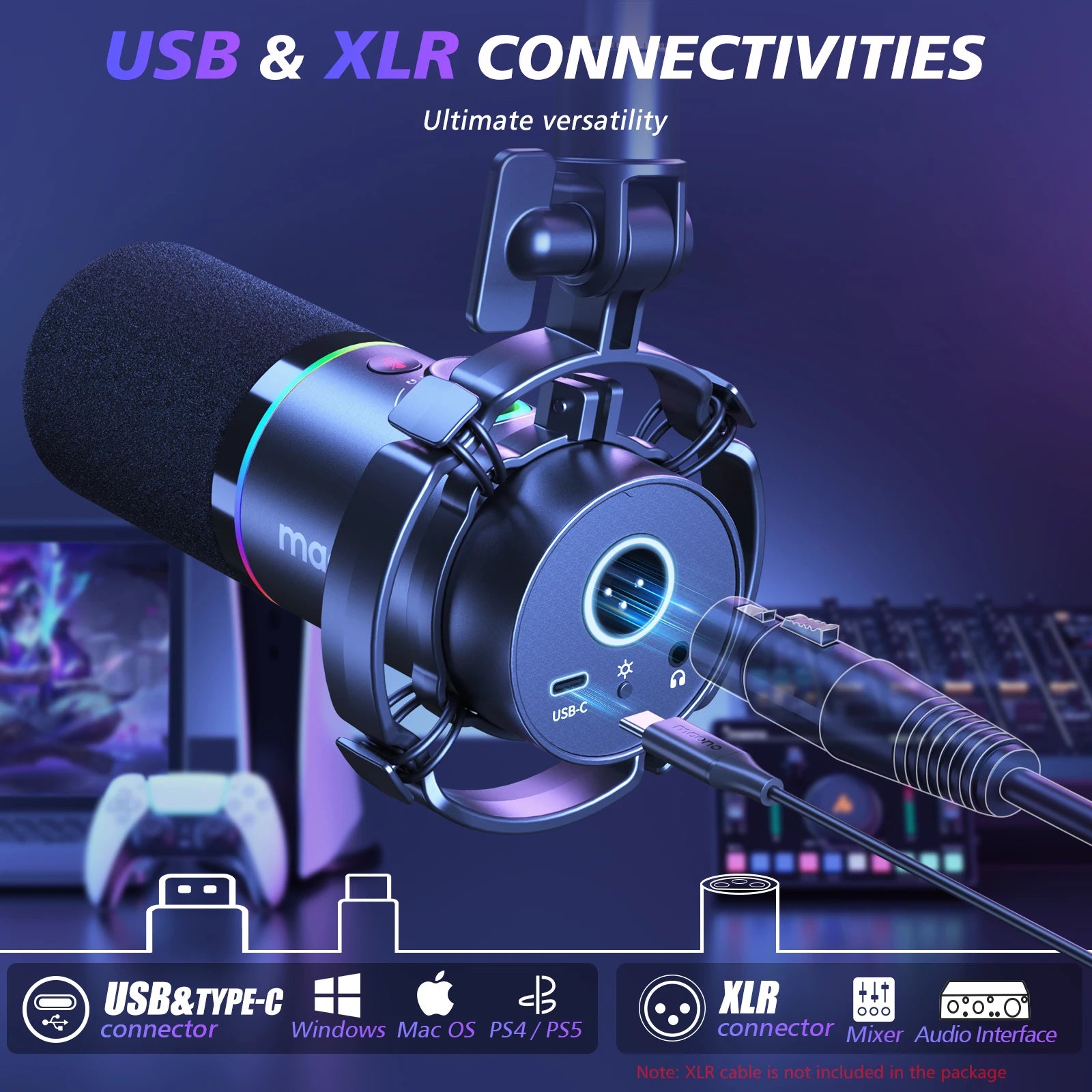 Maono PD200XS Dual-Mode Dynamic Microphone