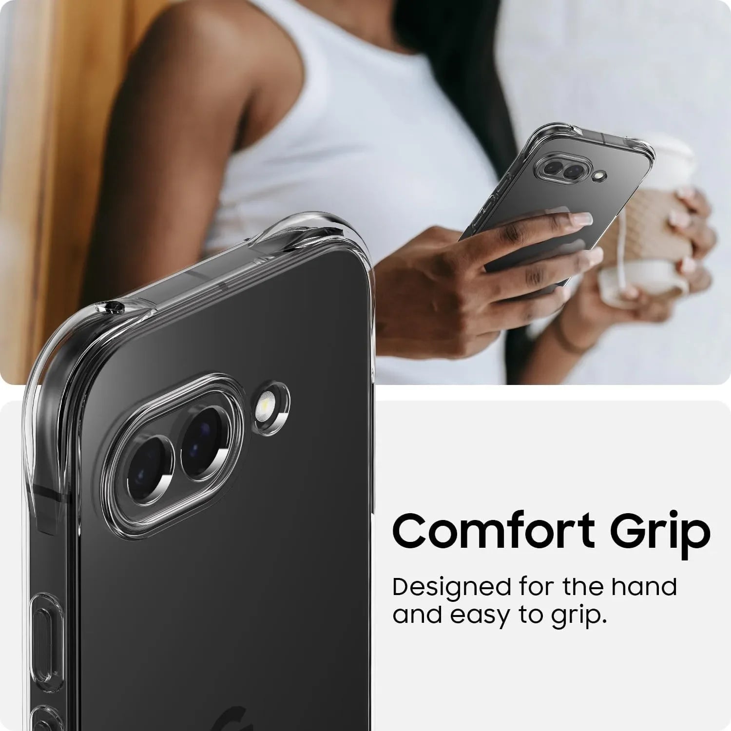 1.5 mm Thick Airbag Clear Shockproof Case for Google Pixel 9a