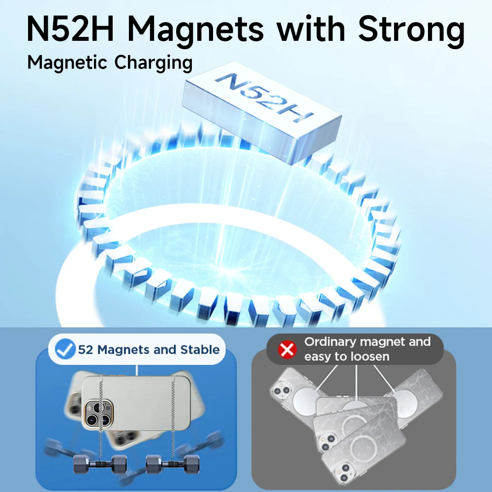 Genuine Leather MagSafe Case & Tempered Glass Protector for iPhone 14