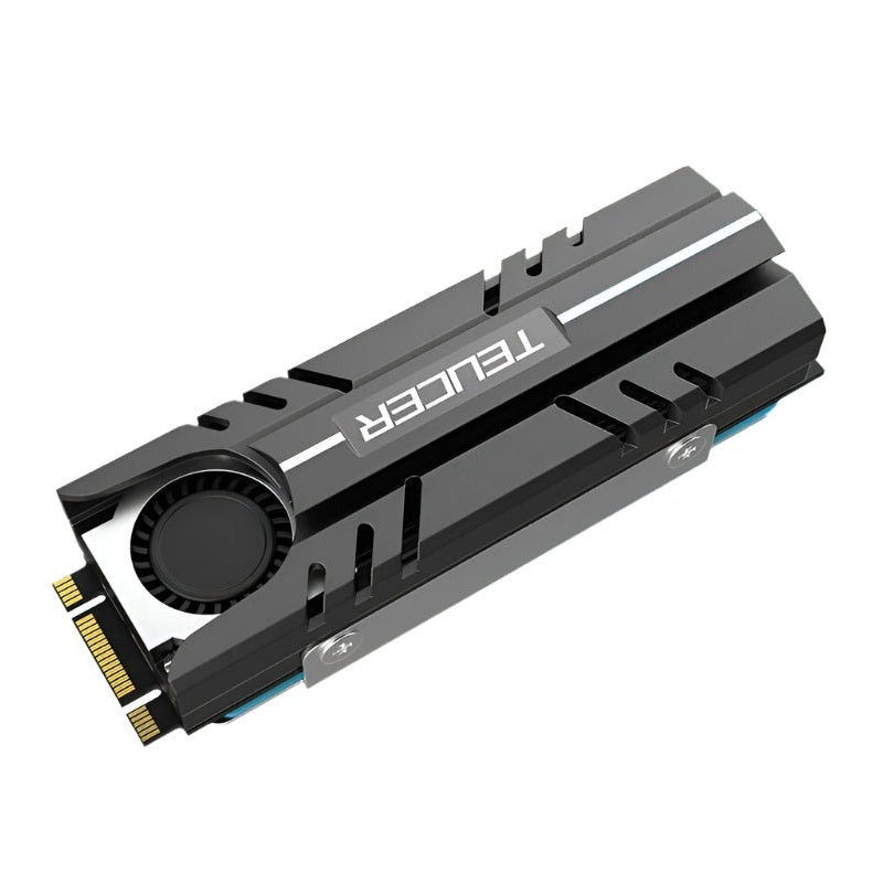 TEUCER M.2 NVMe SSD Heatsink with Active Cooling Fan