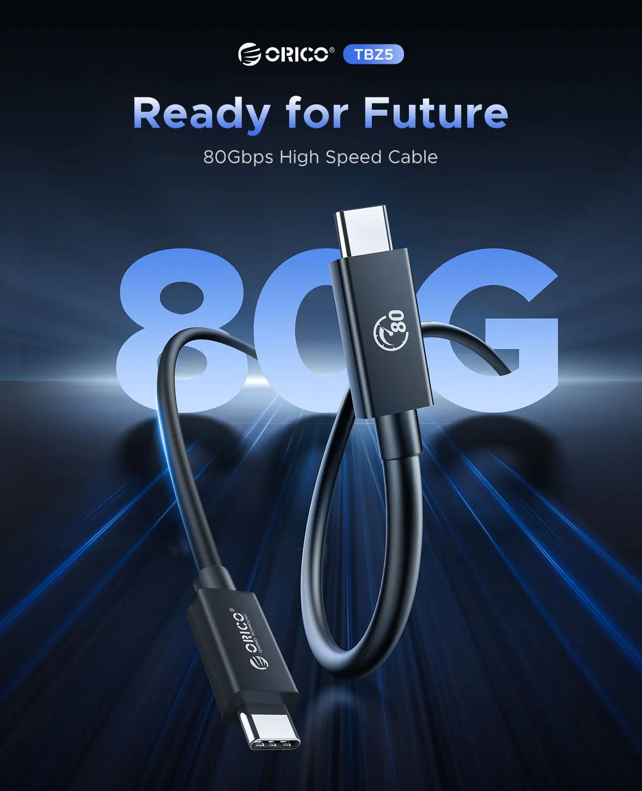 ORICO USB-C Thunderbolt 5 Cable
