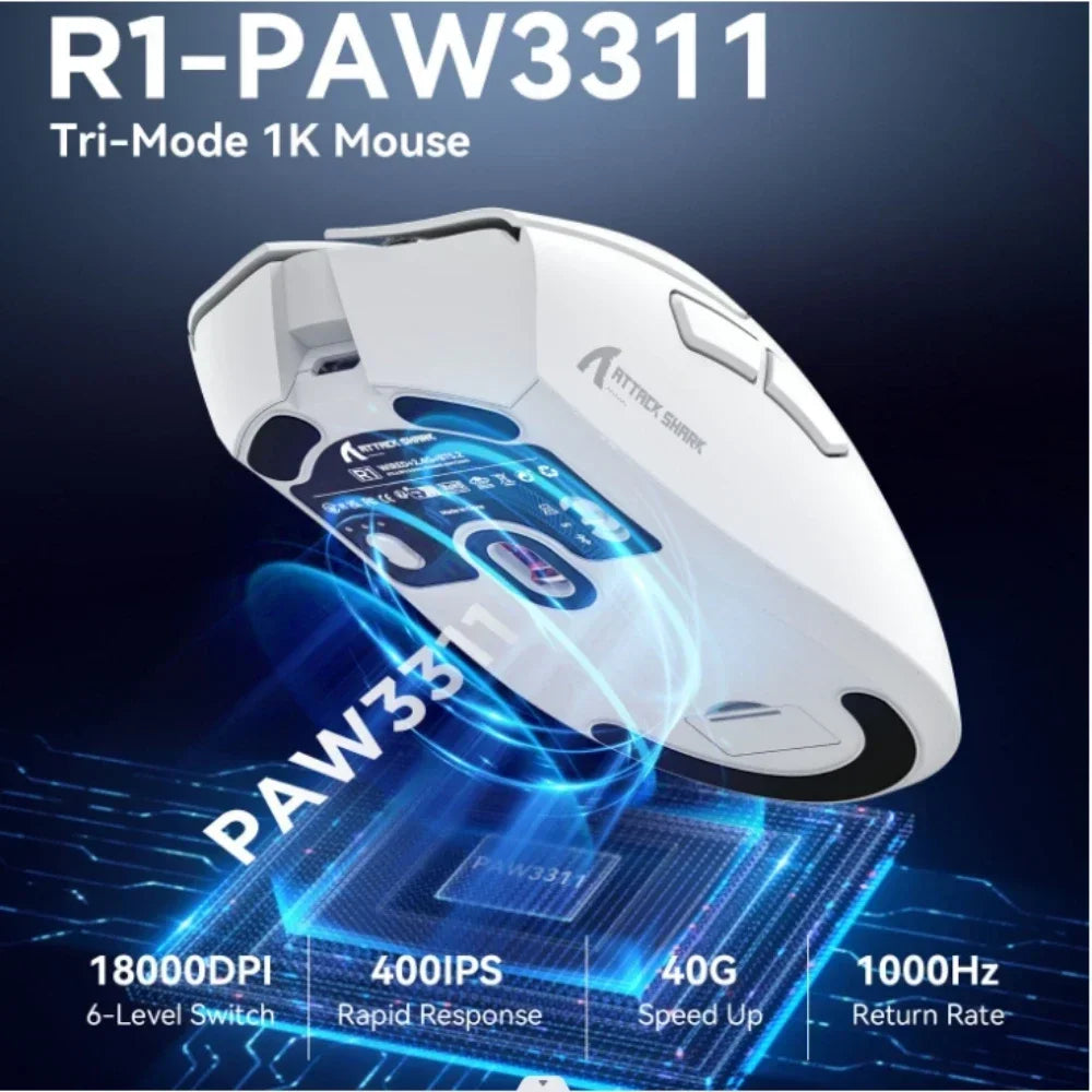 Attack Shark R1 Lightweight Wireless Mouse