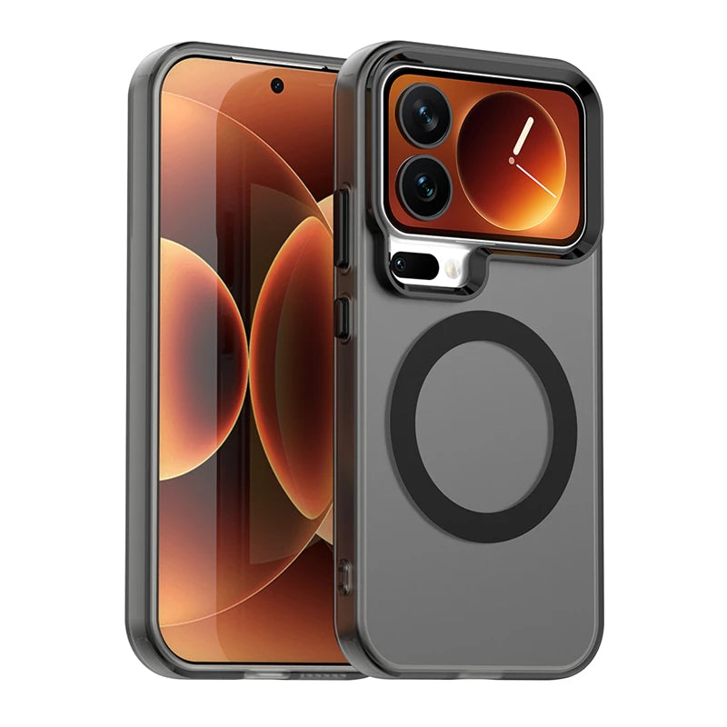 Shockproof Translucent Magnetic Case for Xiaomi 17 Series