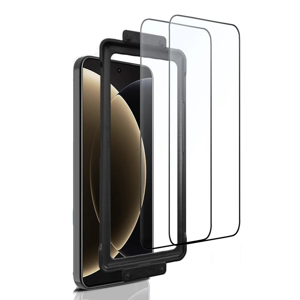 2-Pack Full Glue Screen Protector with Tools for Xiaomi 15 Ultra