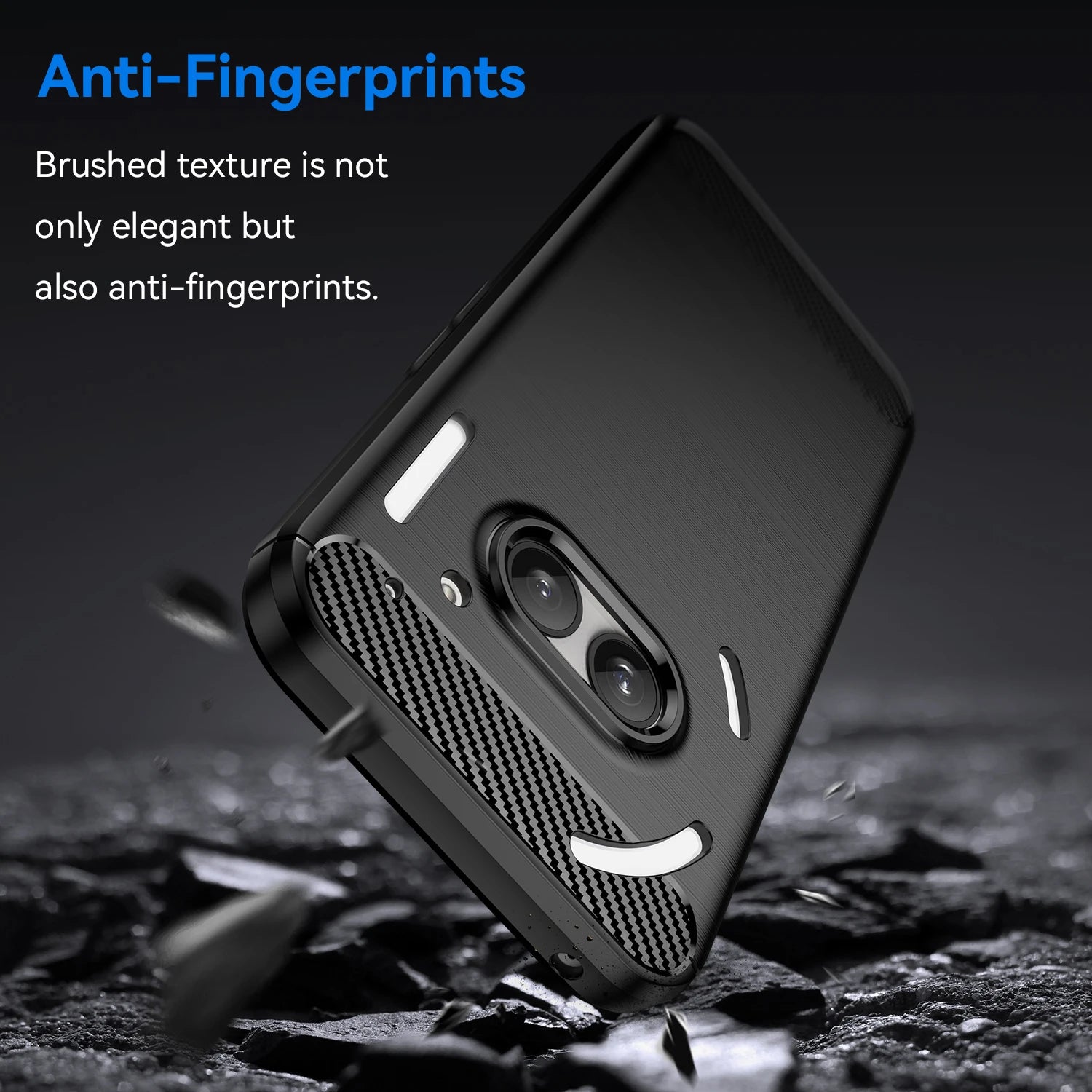 Soft Silicone Brushed TPU Protective Phone Case for Nothing Phone 2a