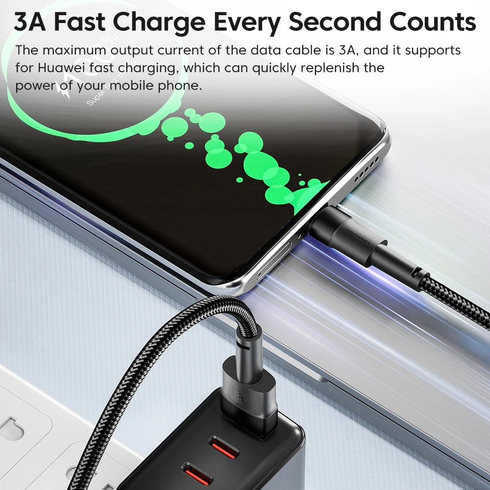 Toocki 3A USB-C Fast Charging Cable