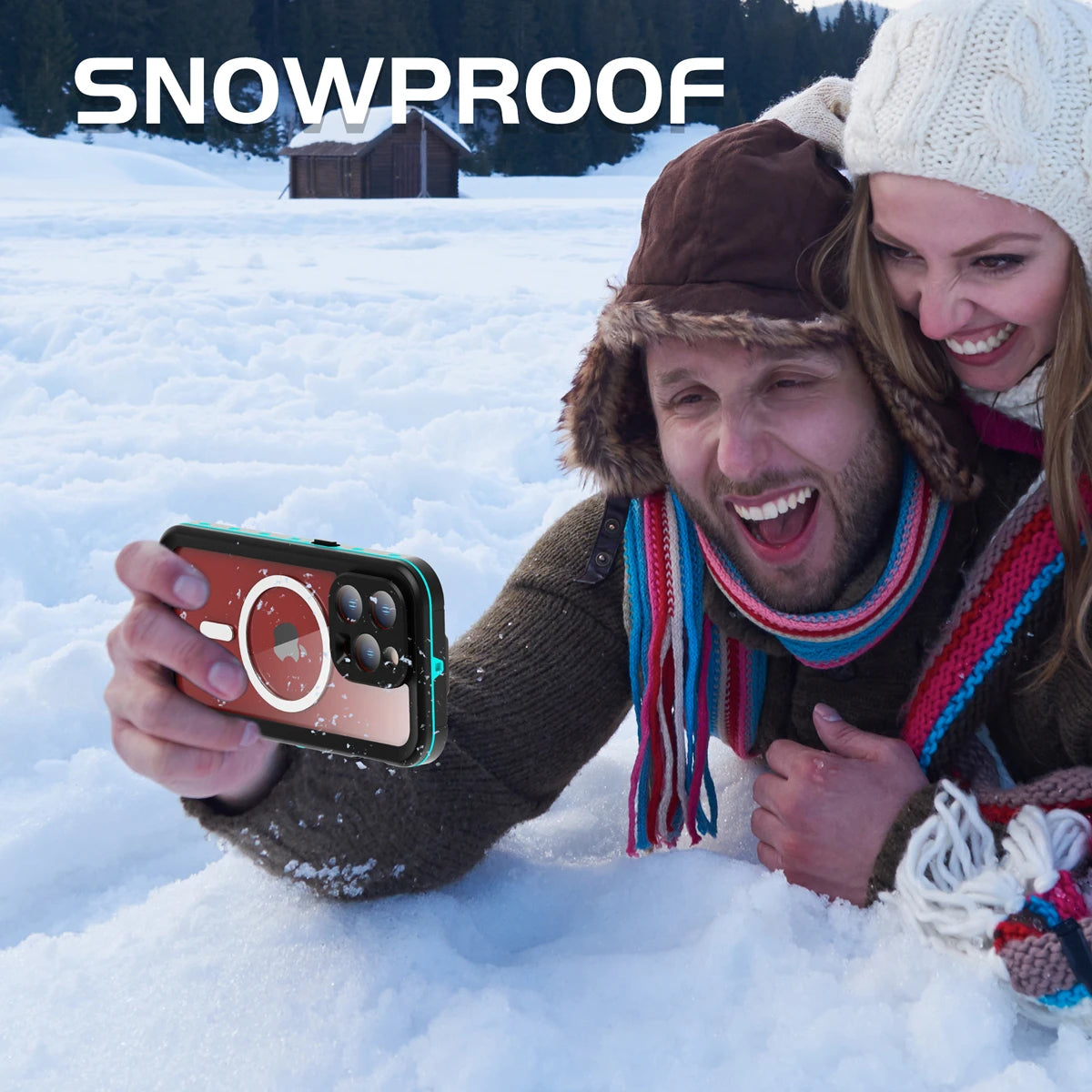 360° Full Protection Waterproof Case with Wireless Charging MagSafe Support for iPhone 15 Series