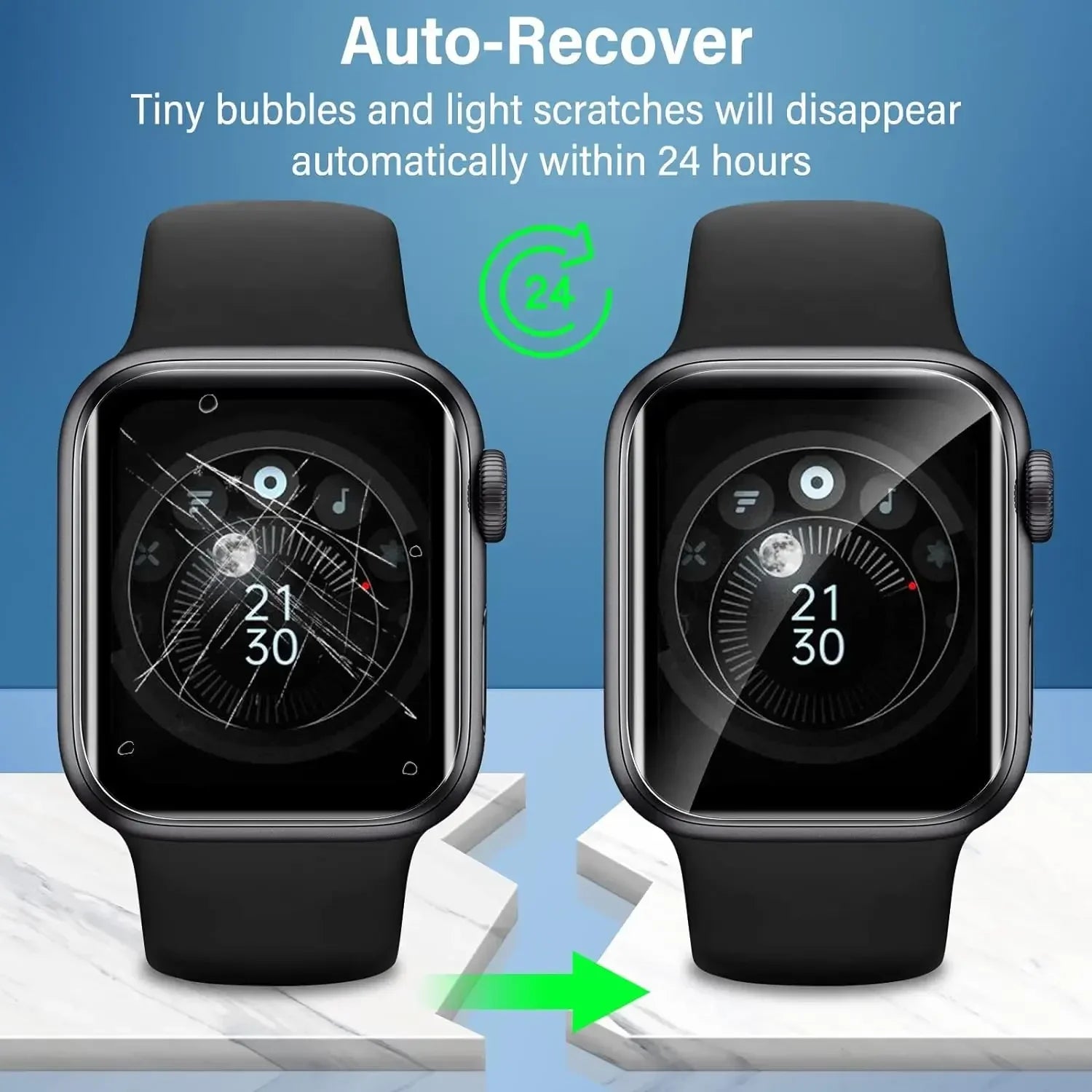 Full-Cover HD Screen Protector for Apple Watch