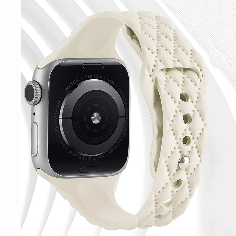 Lightweight Slim Silicone Bracelet for Apple Watch