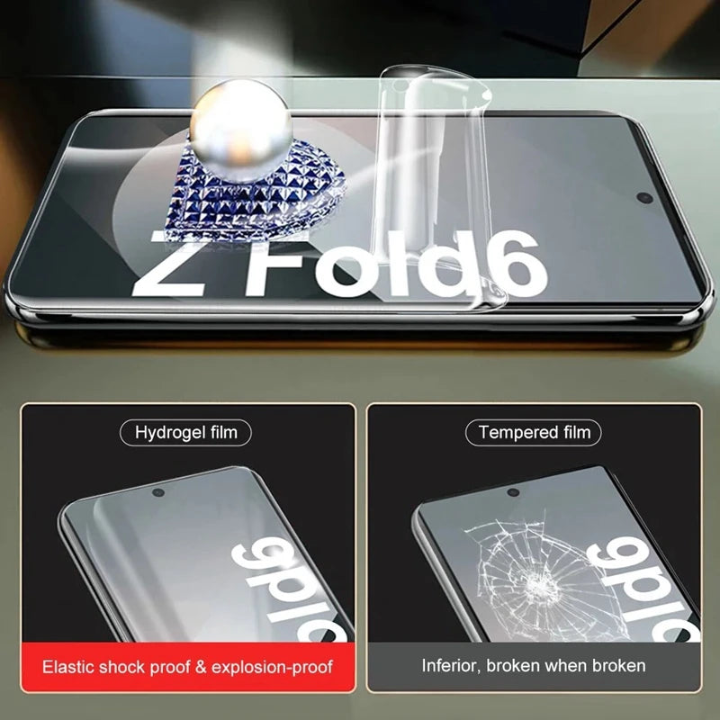 Clear Front and Back Screen Protector with Camera Lens Cover for Samsung Galaxy Z Fold 7