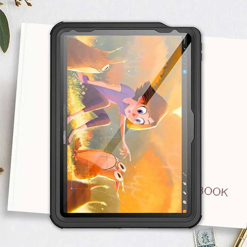 360° All-Inclusive Waterproof Clear Case for iPad Pro M4