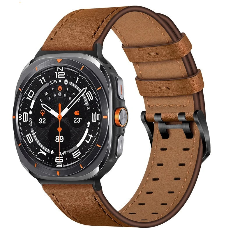 Premium Leather Sport Strap for Samsung Galaxy Watch Ultra & Galaxy Watch Ultra (2025)