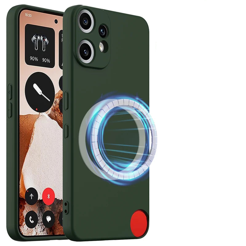 Soft Silicone Magnetic Case for Nothing CMF Phone 2 Pro