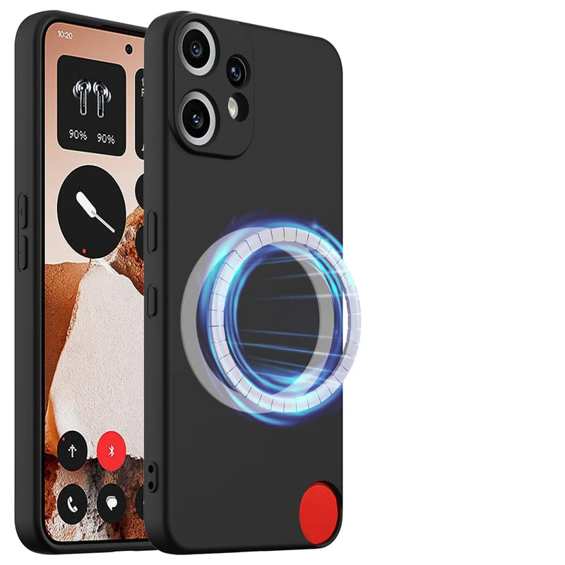 Soft Silicone Magnetic Case for Nothing CMF Phone 2 Pro