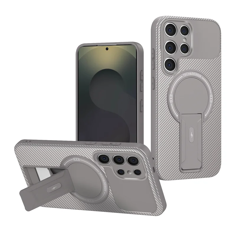 Military-Grade Magnetic Case with Invisible Stand for Samsung Galaxy S25 Series