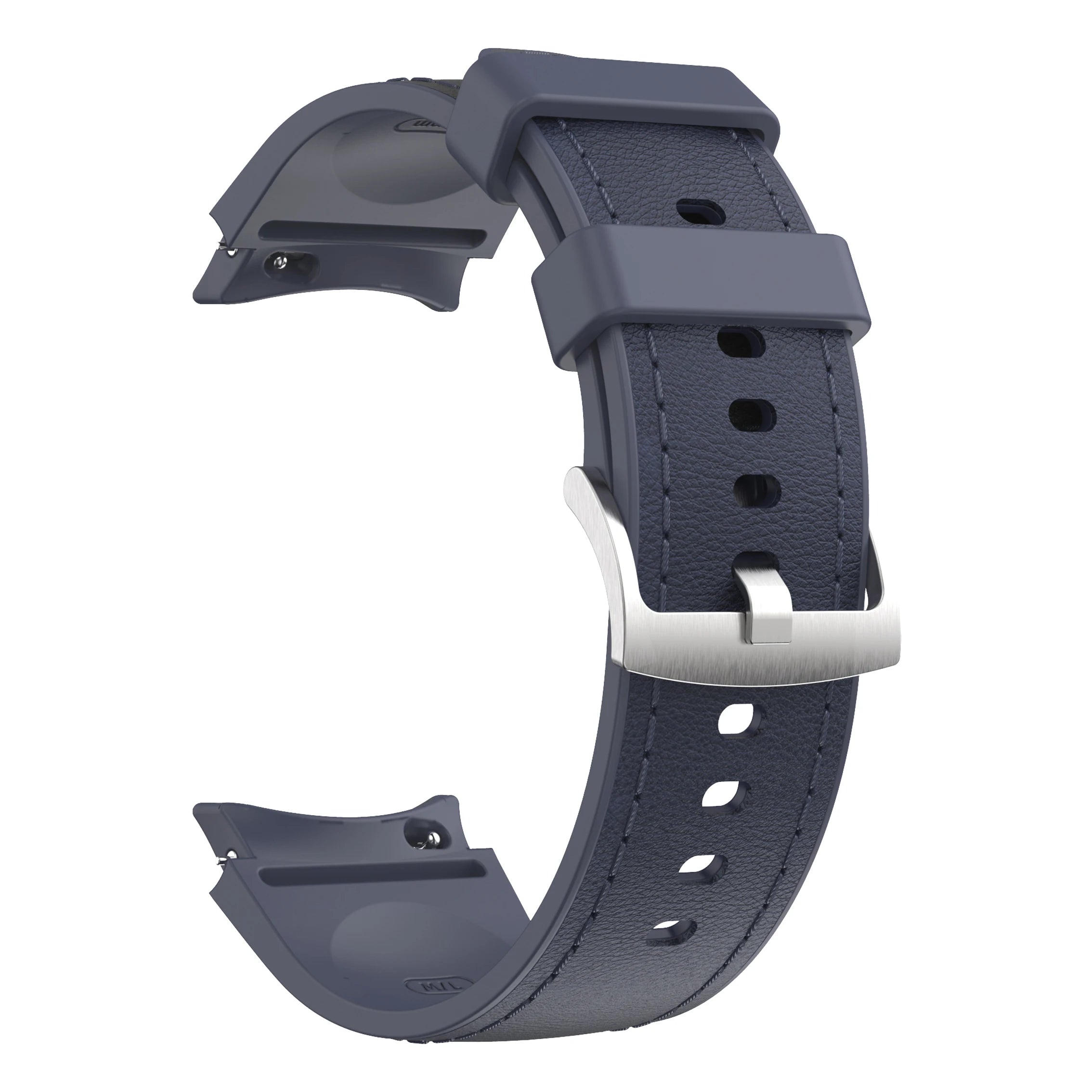 No-Gap Leather & Silicone Strap for Samsung Galaxy Watch 7