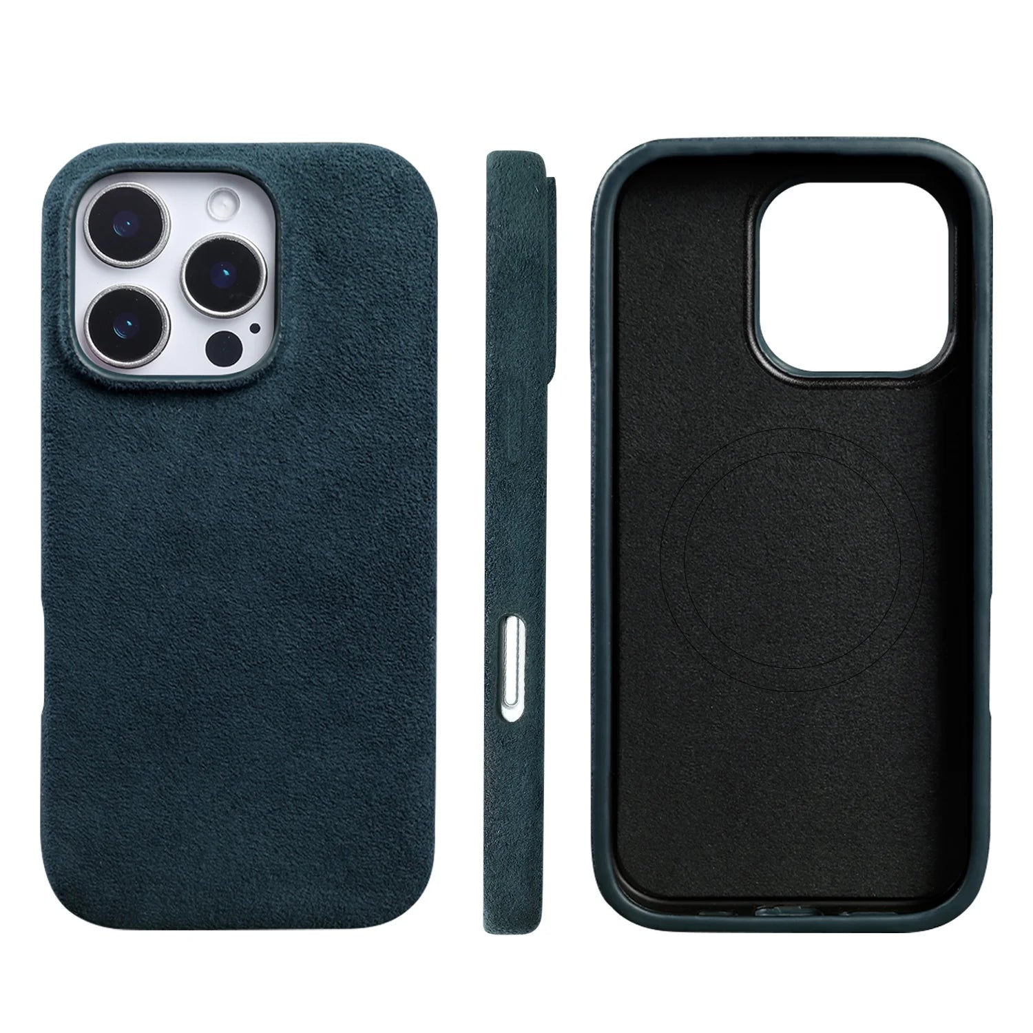 Luxury Alcantara MagSafe Case for iPhone 16 Series