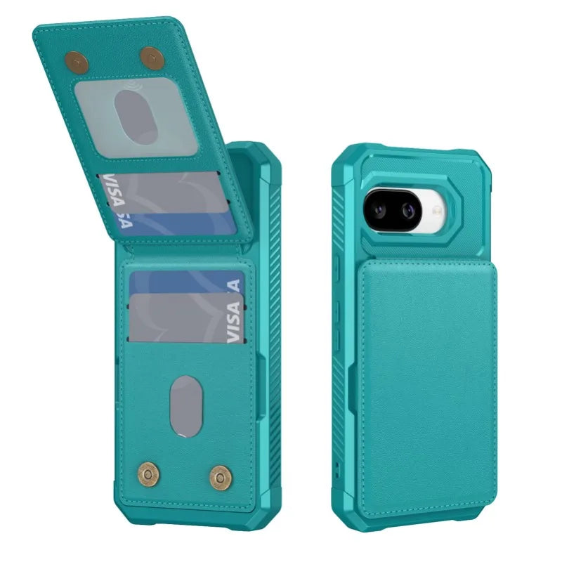 Premium Wallet Case with RFID Protection & Card Holder for Google Pixel 9a