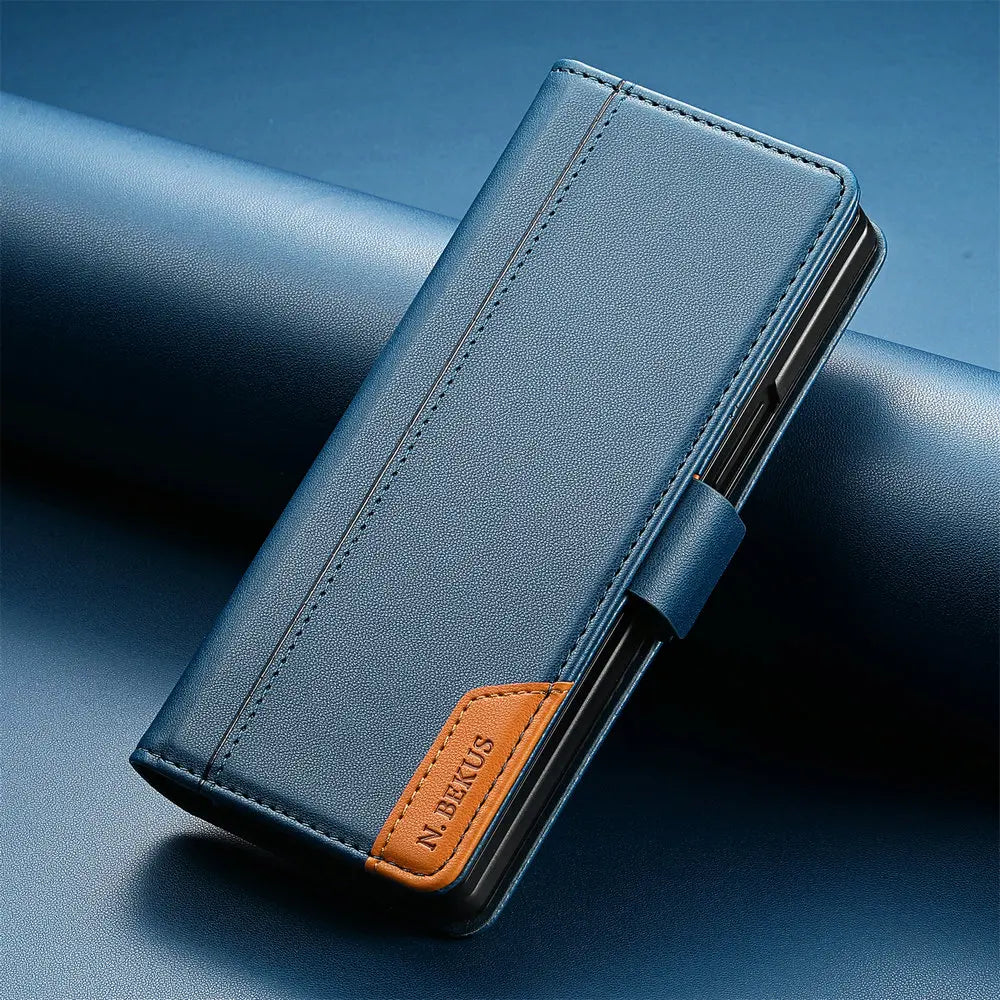 Protective Flip Wallet Case with Card Slot for Samsung Galaxy Z Fold 7