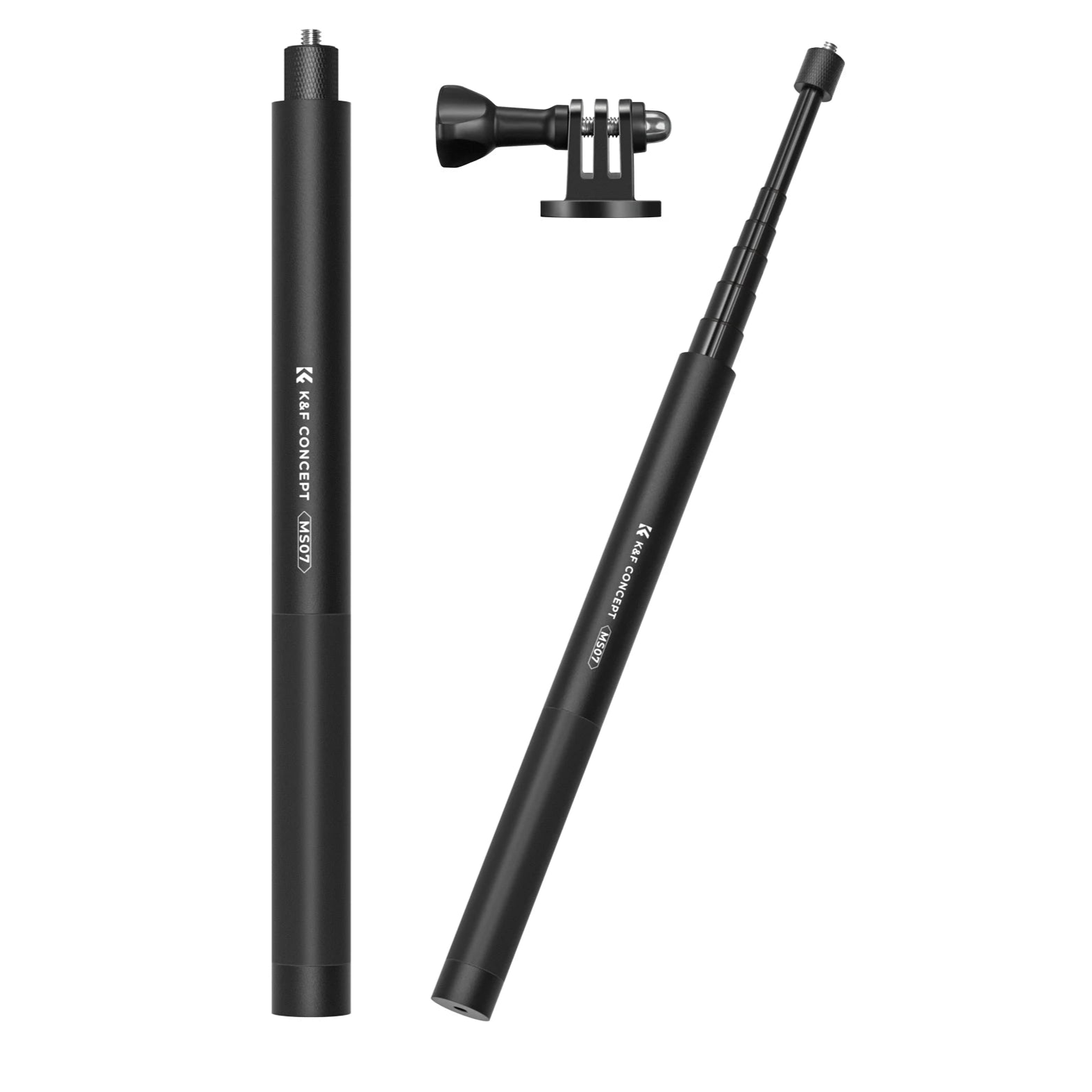 K&F CONCEPT 60 Inch Invisible Selfie Stick Extension Pole