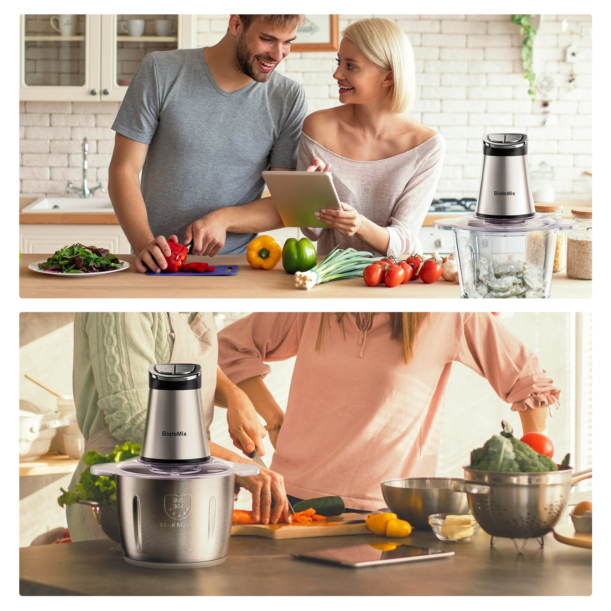 BioloMix 300W Mini Electric Food Chopper