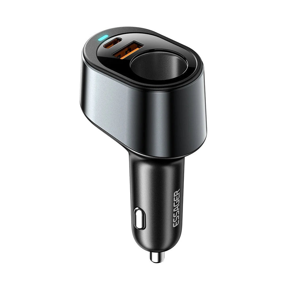 Essager 120W USB-C Car Charger with 85W Lighter Port
