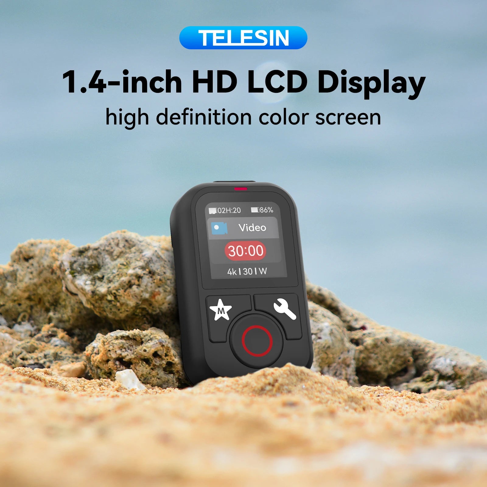 TELESIN Waterproof Bluetooth Remote Control for GoPro Hero 13