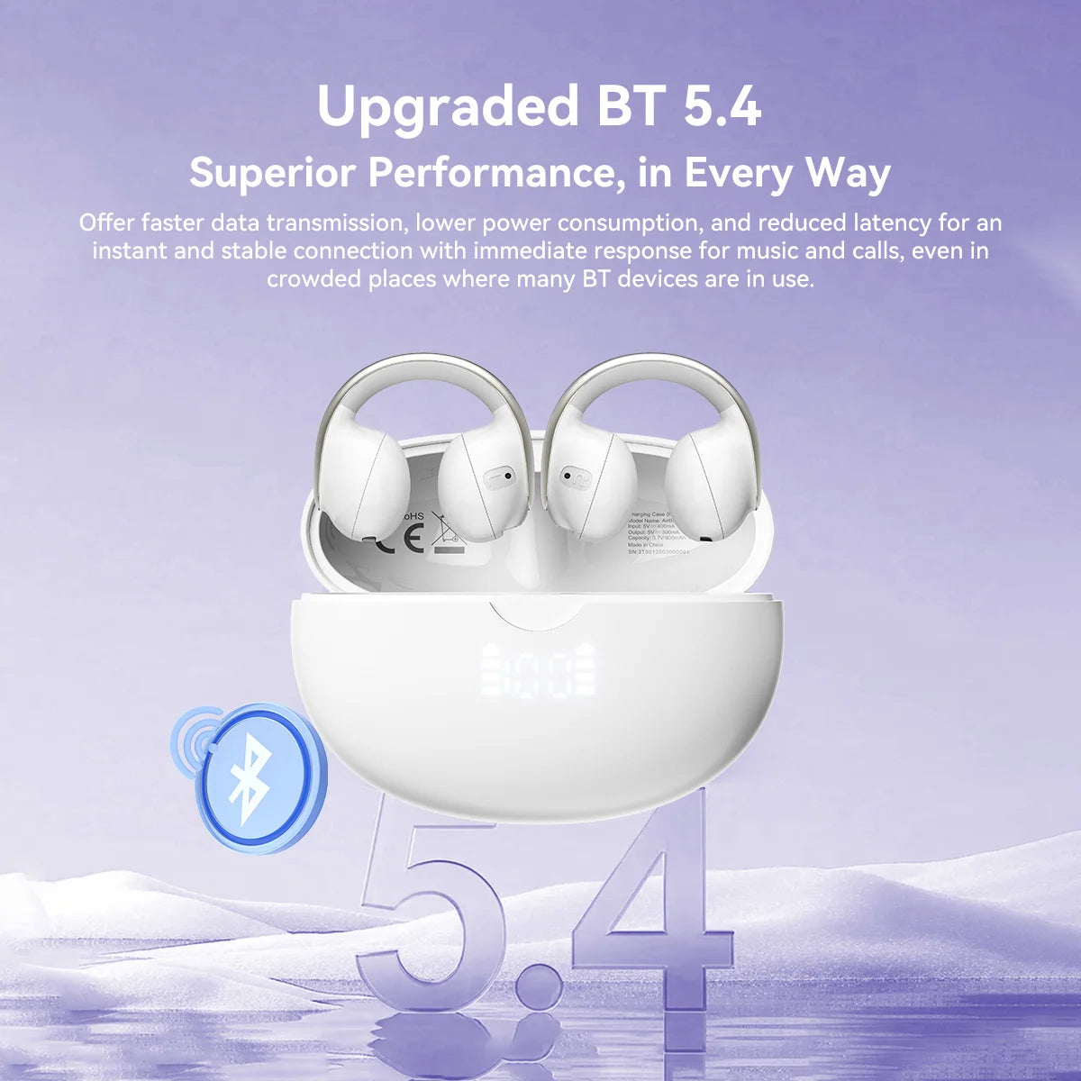 Blackview AirBuds 13 Ear Clip Bluetooth 5.4 Earphones