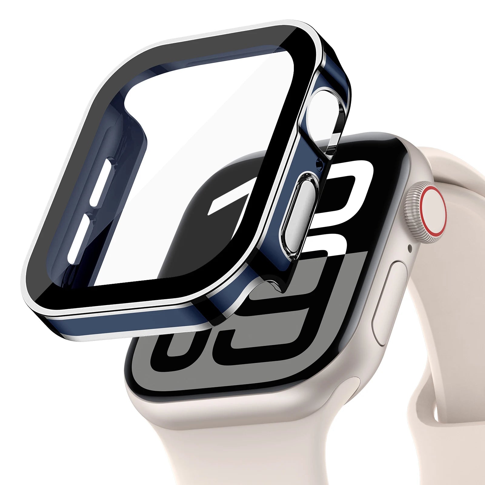 Straight Edge Waterproof Case for Apple Watch Series 10