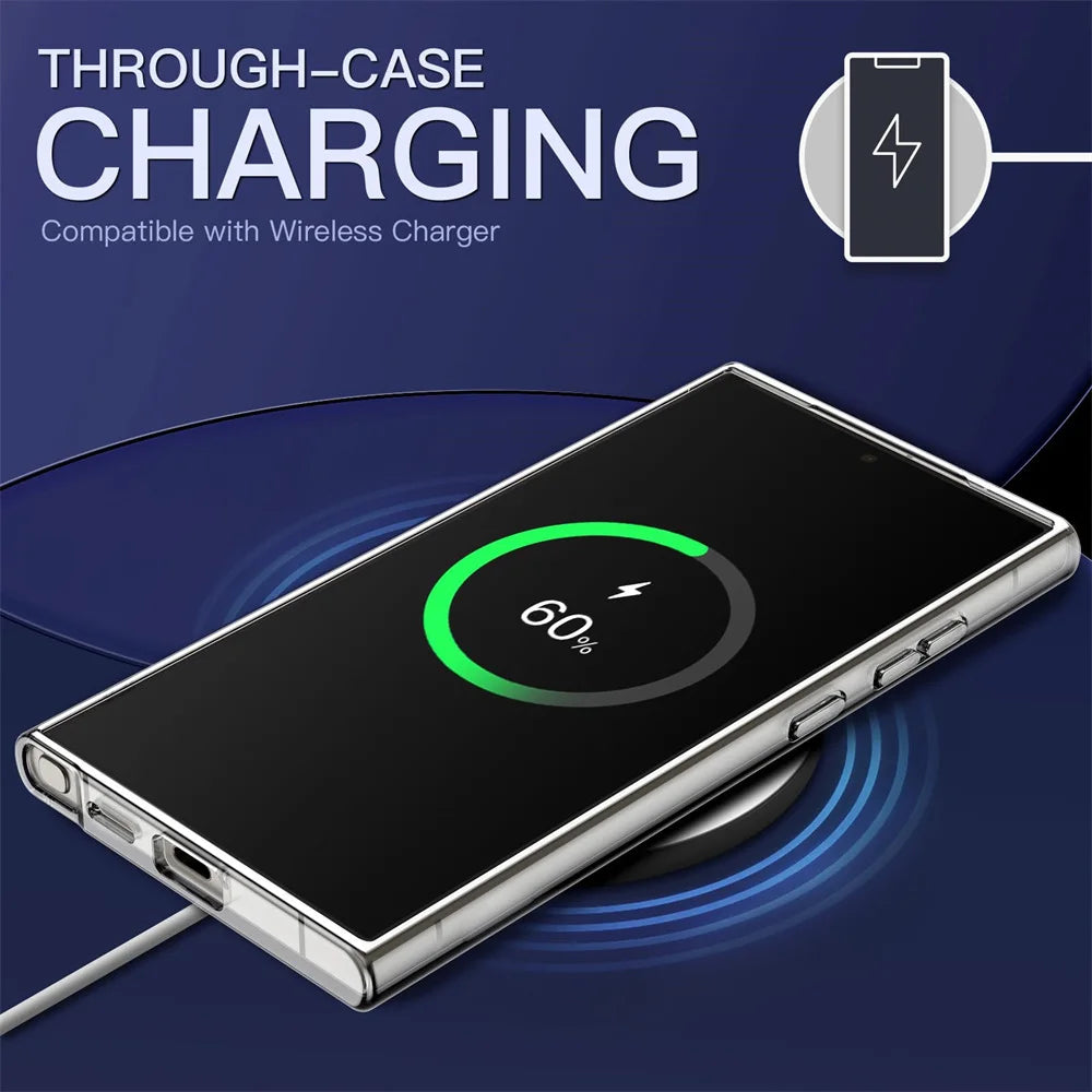 Premium Shockproof Transparent Magnetic Case for Samsung Galaxy S25 Series