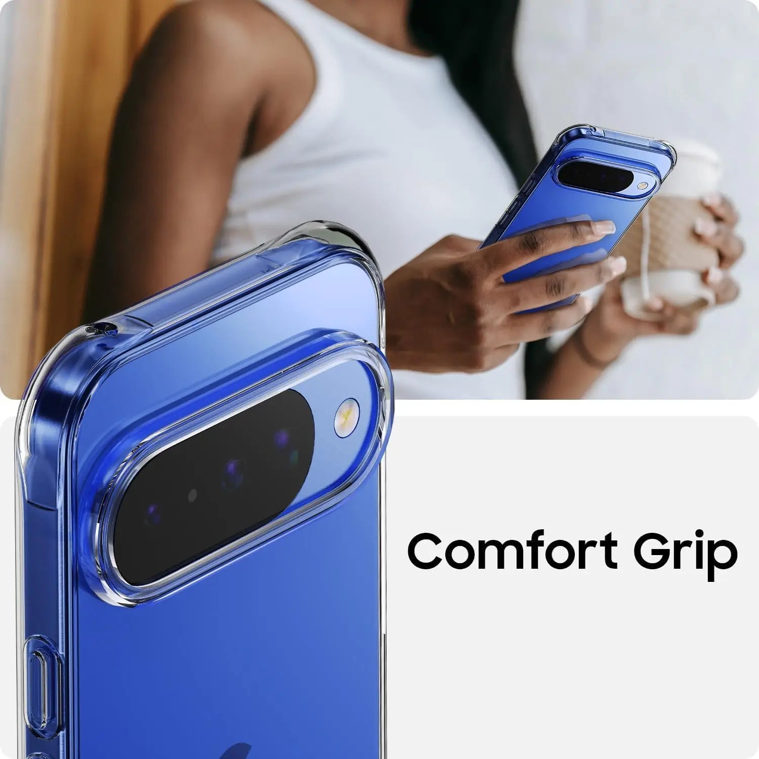 Soft TPU Transparent Shockproof Airbag Case for Google Pixel 10 Series