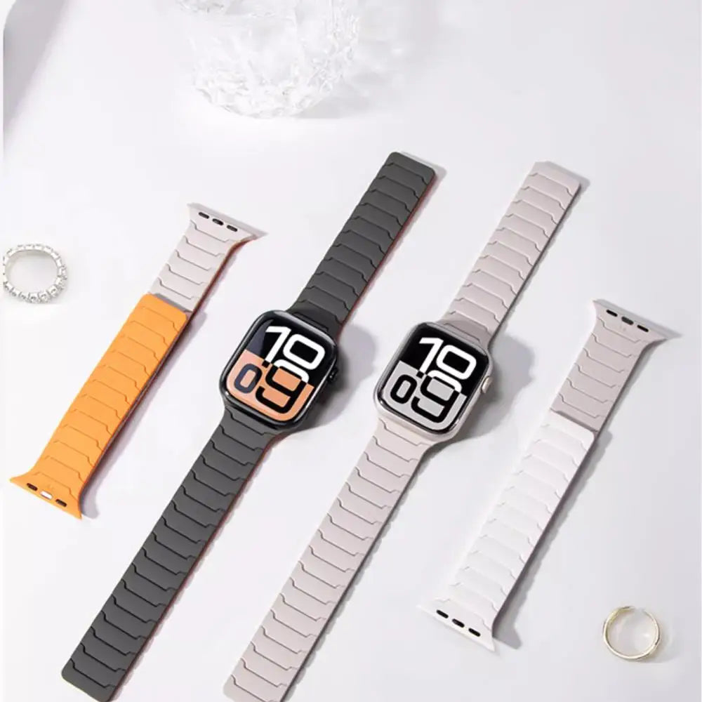 Premium Magnetic Silicone Band for Apple Watch