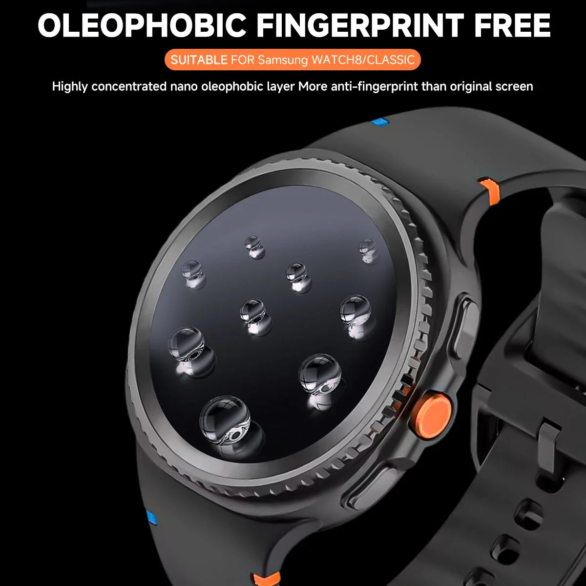 5-Pack Ultra-Thin Hydrogel Film for Samsung Galaxy Watch 8 / Galaxy Watch 8 Classic