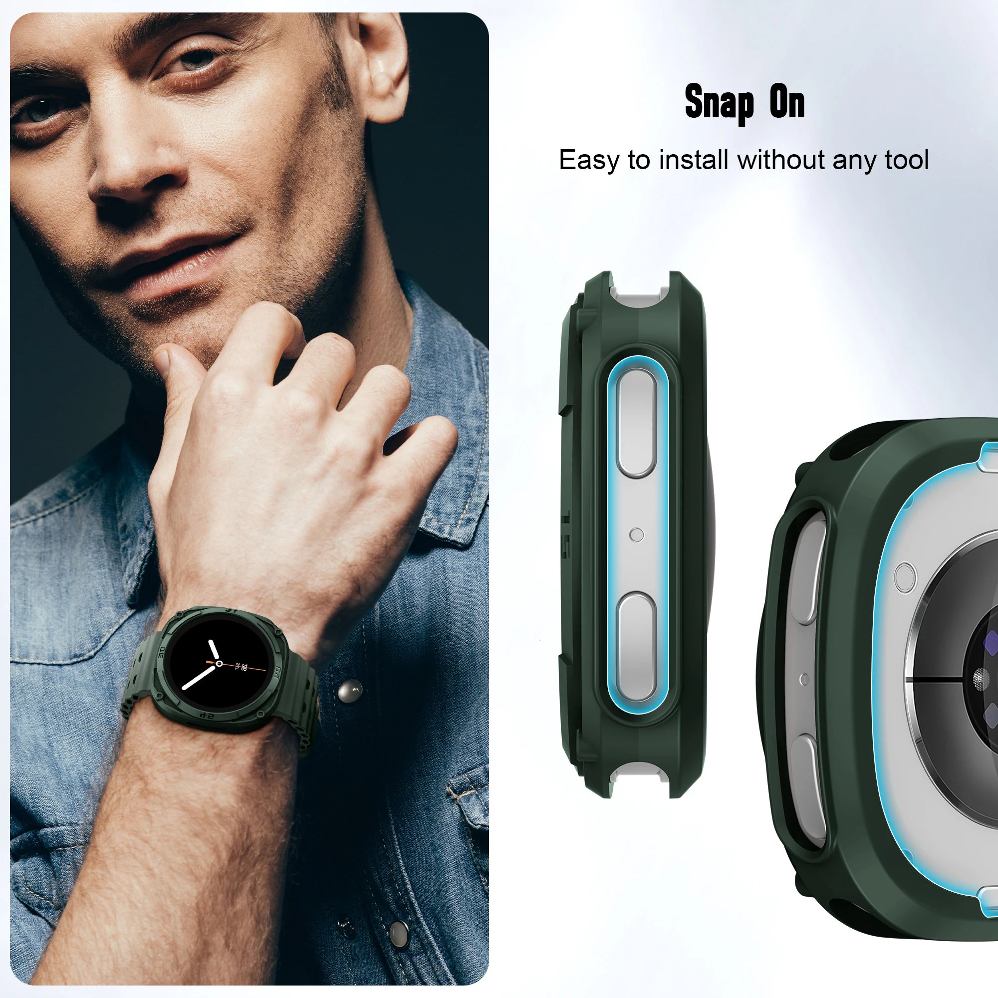 Samsung Galaxy Watch 8 PC Scale Bumper Case