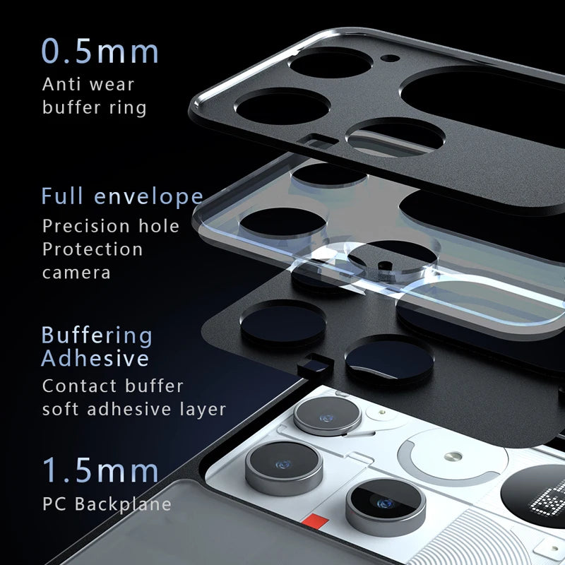 Shockproof Translucent Magnetic Case for Nothing Phone 3