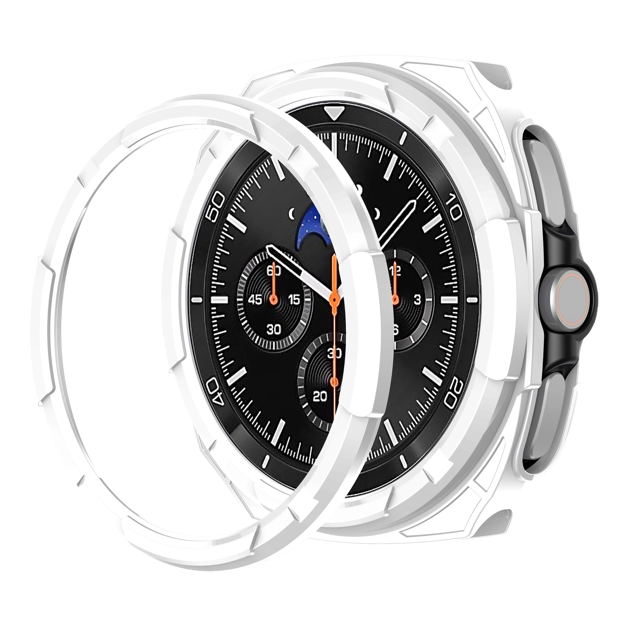 Shockproof Rugged Bezel TPU Case for Samsung Galaxy Watch 8 Classic