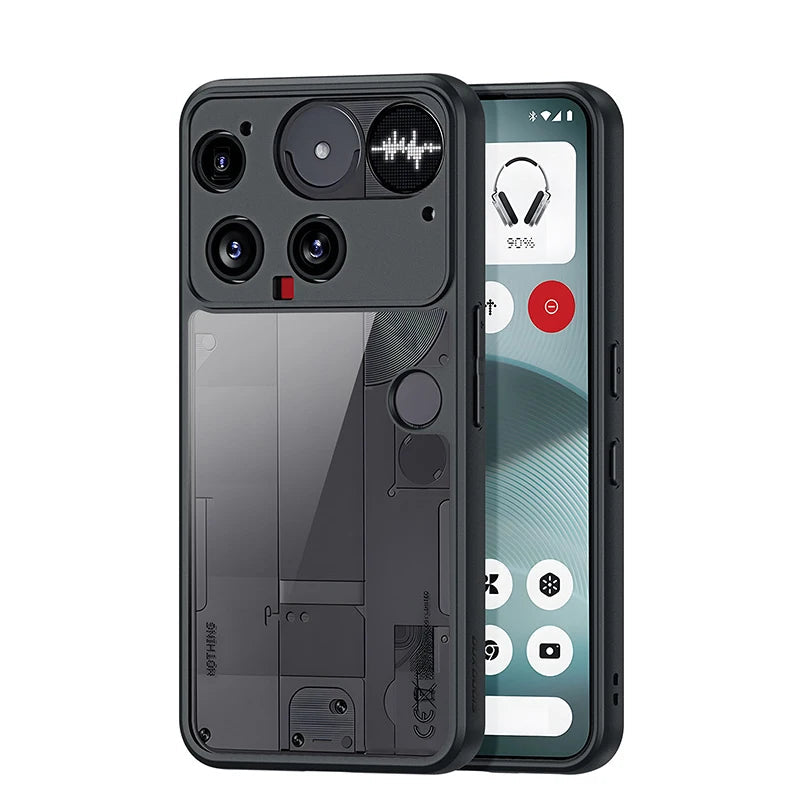Shockproof Transparent TPU + PC Case with Camera Protection for Nothing Phone 3