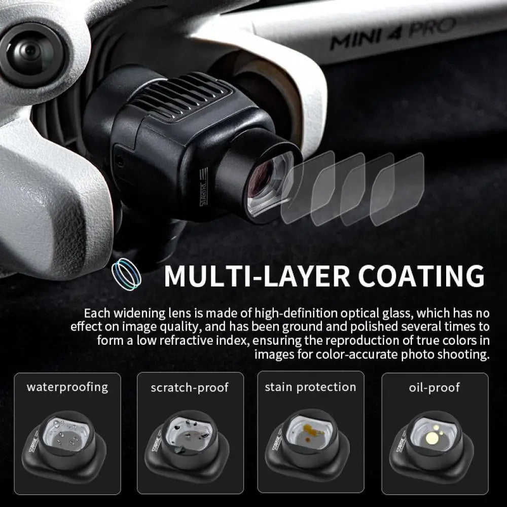Wide Angle Filter for DJI Mini 4 Pro Drone