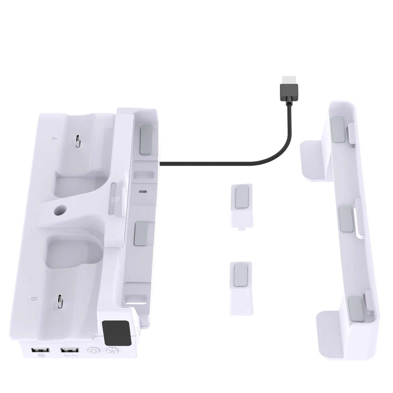 PlayStation 5 Slim Horizontal Cooling Stand with RGB Lighting
