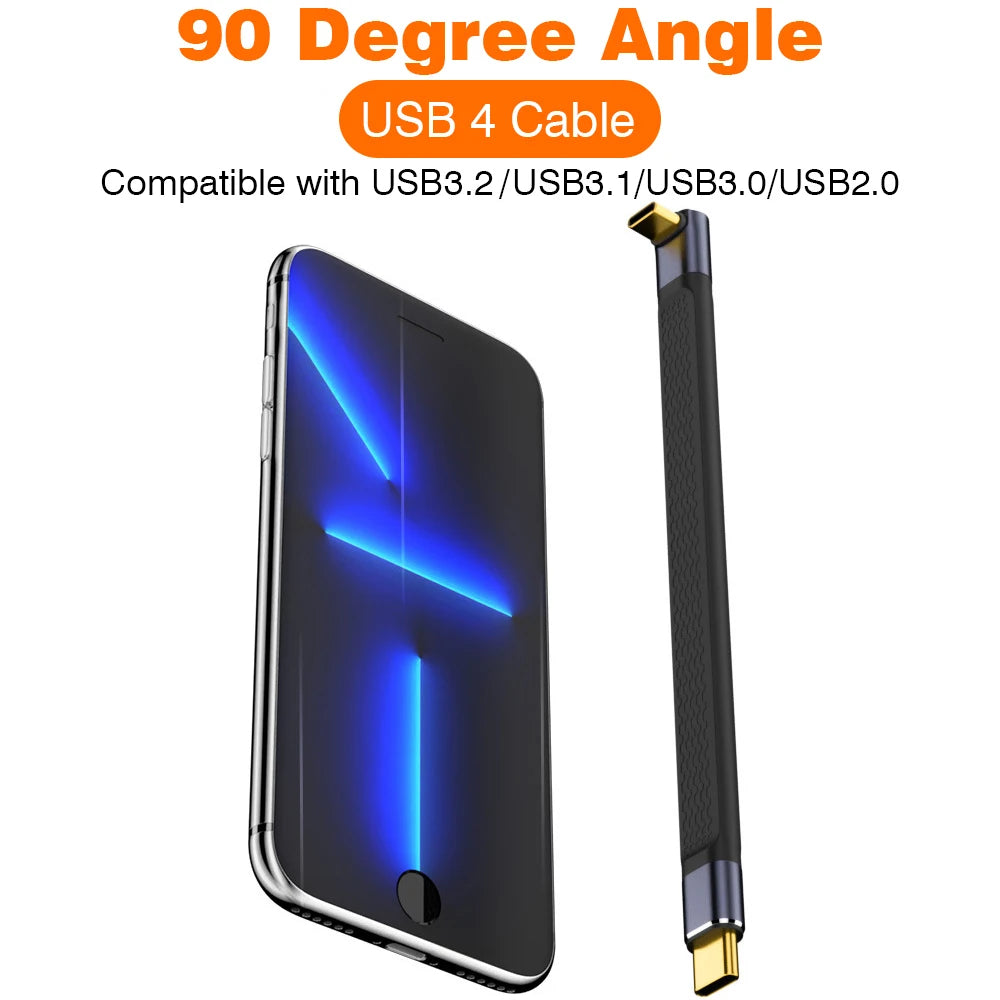 UGOURD USB4 Type-C Elbow Cable