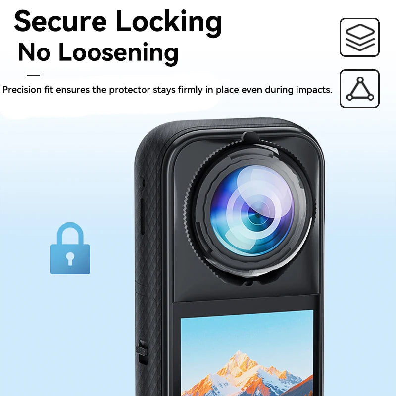 Premium Optical Glass Lens Guards for Insta360 X5