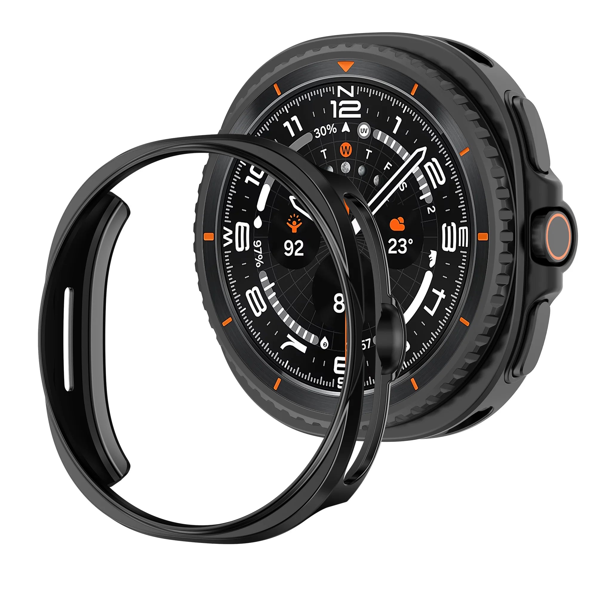 Lightweight PC Bumper Cover for Samsung Galaxy Watch 8 / Galaxy Watch 8 Classic