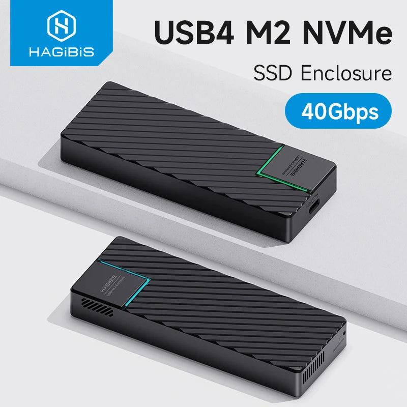 Hagibis USB4 40Gbps M.2 NVMe SSD Enclosure