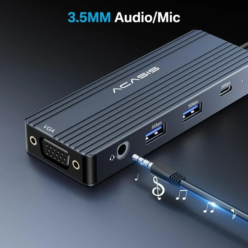 Acasis DS-0801 8-in-1 USB-C Docking Station