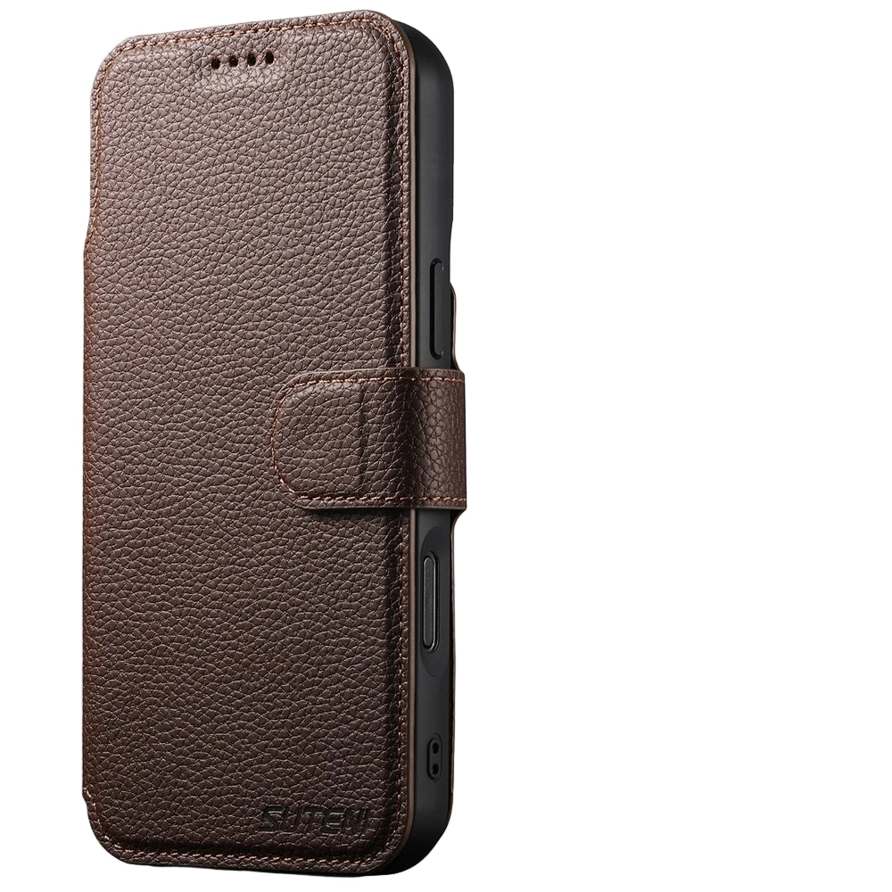 Premium Flip Leather MagSafe Wallet Case for iPhone 17 Series